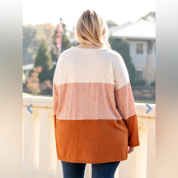 Chic Soul “Where Would You Go” Long Sleeve Top - Picture 2 of 5